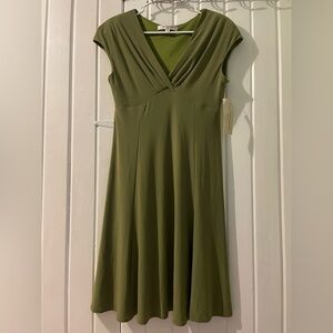 EVAN-PICONE v-neck dress-size 8 NWT